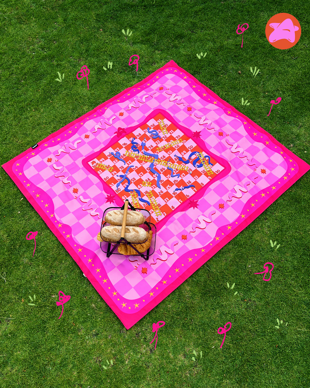 Picnic Snake and Ladder Game