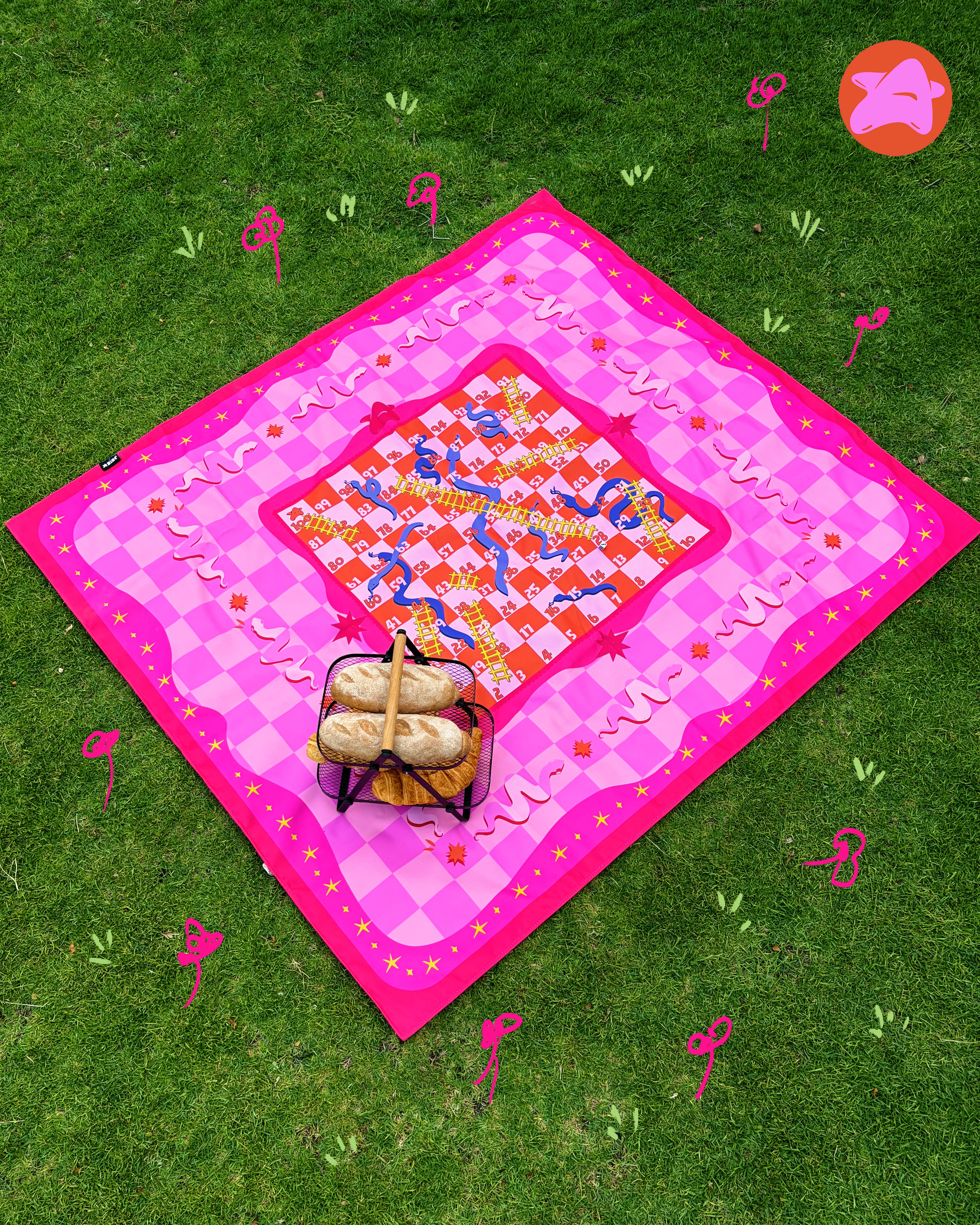 Picnic Snake and Ladder Game