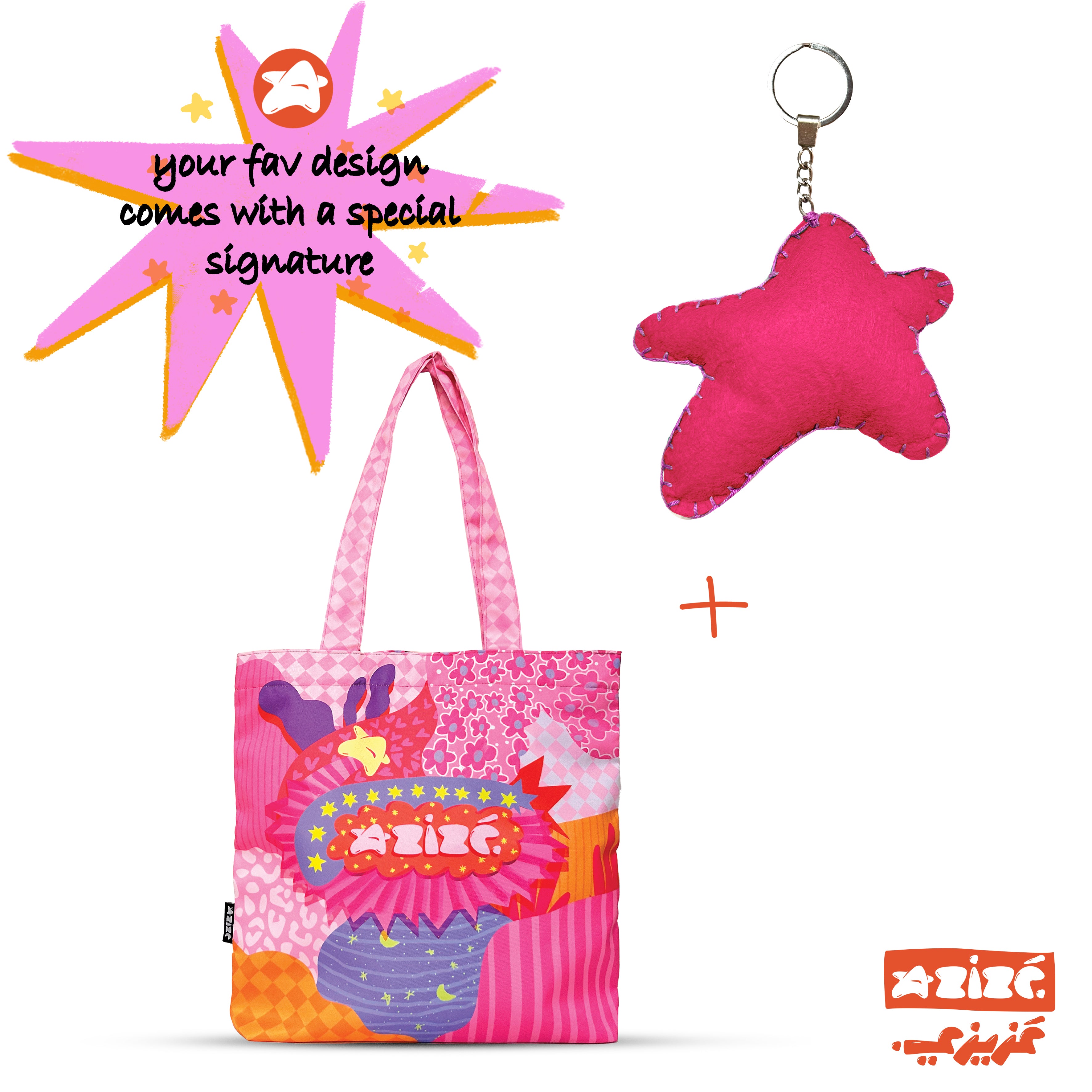 Azize Tote bag