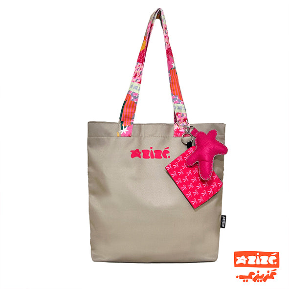 Beige Tote bag