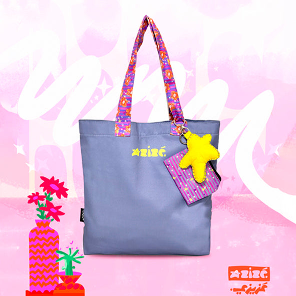 Blue Tote bag
