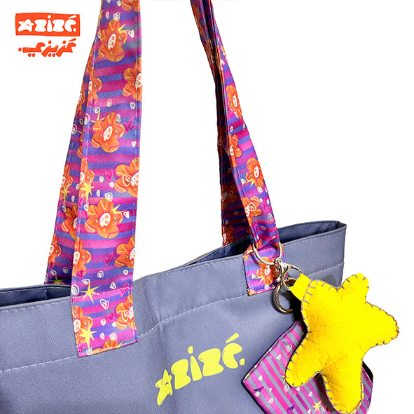Blue Tote bag